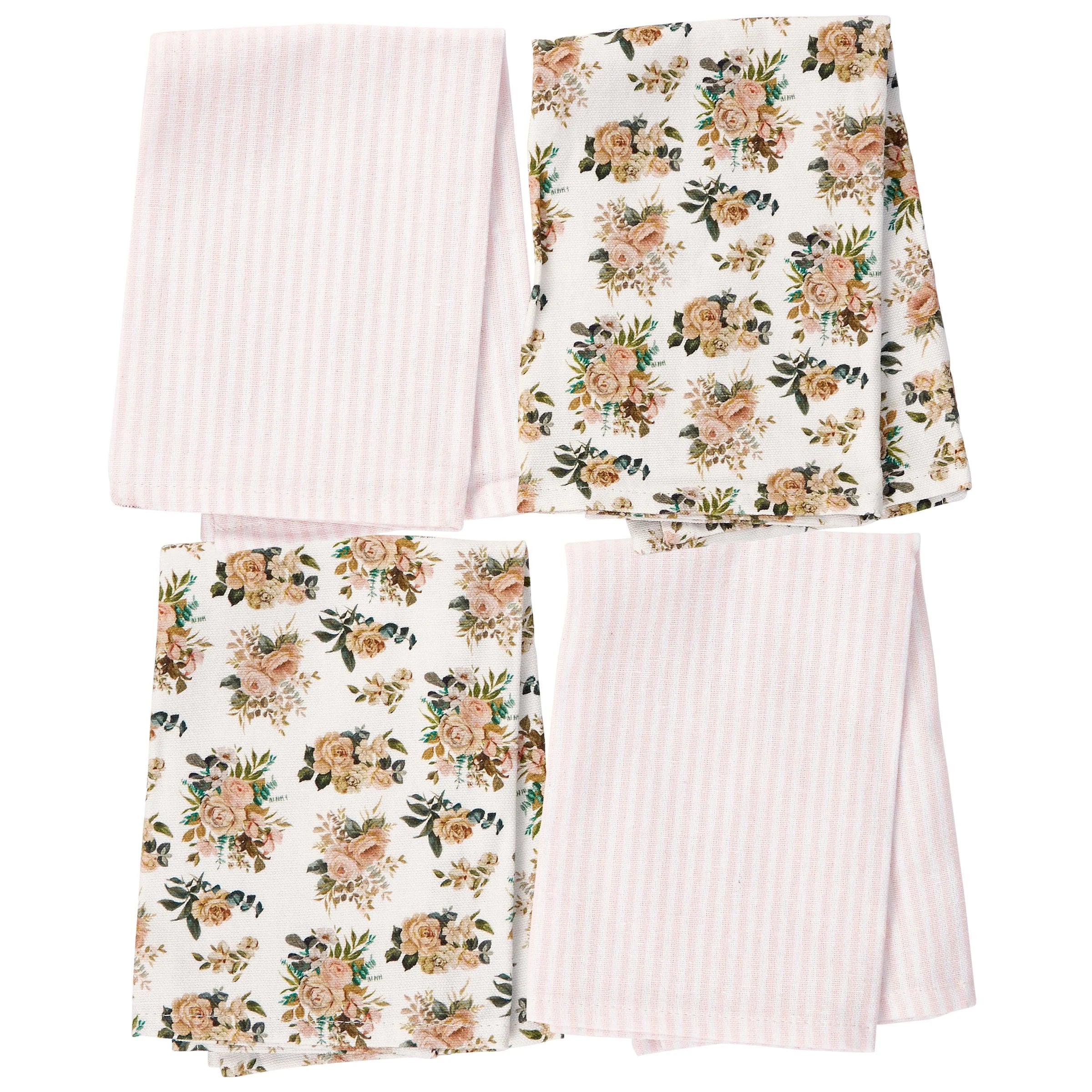 Cabbage Rose Napkin Set of 4
