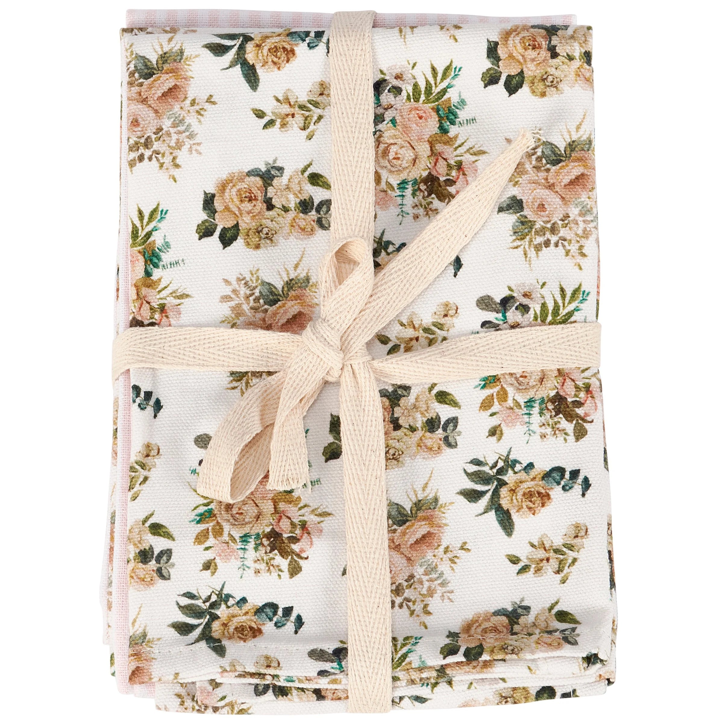 Cabbage Rose Napkin Set of 4