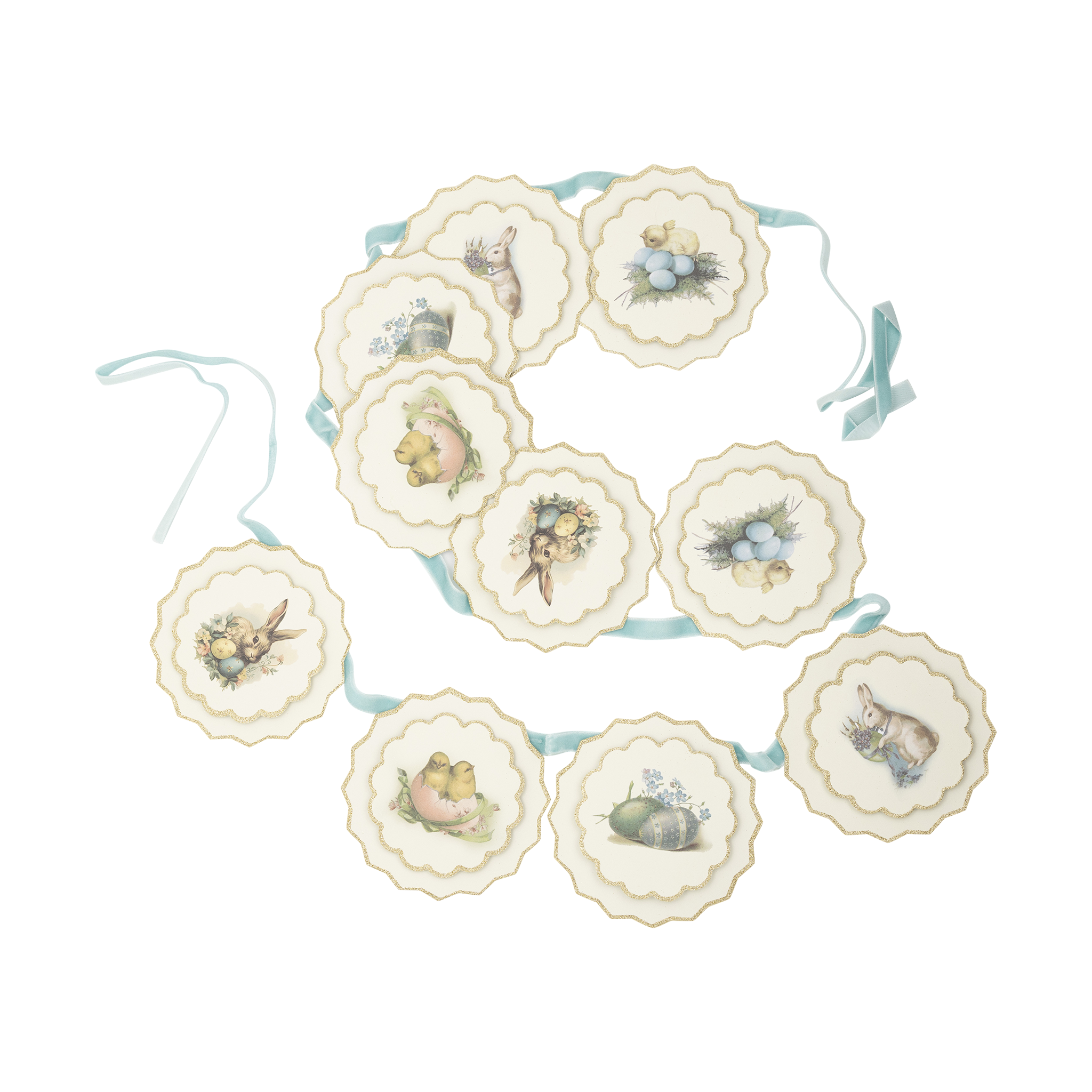 Vintage Layered Easter Banner