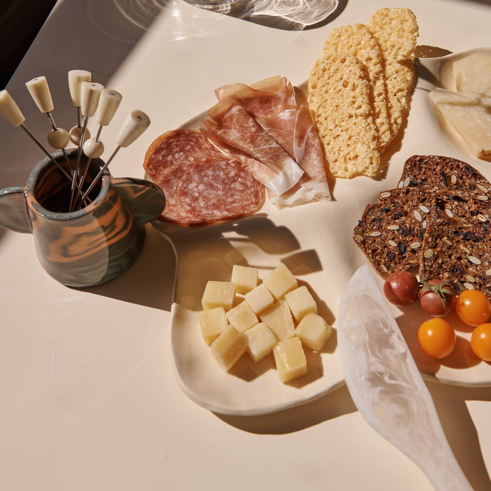 Girl Dinner Cheese and Charcuterie Board