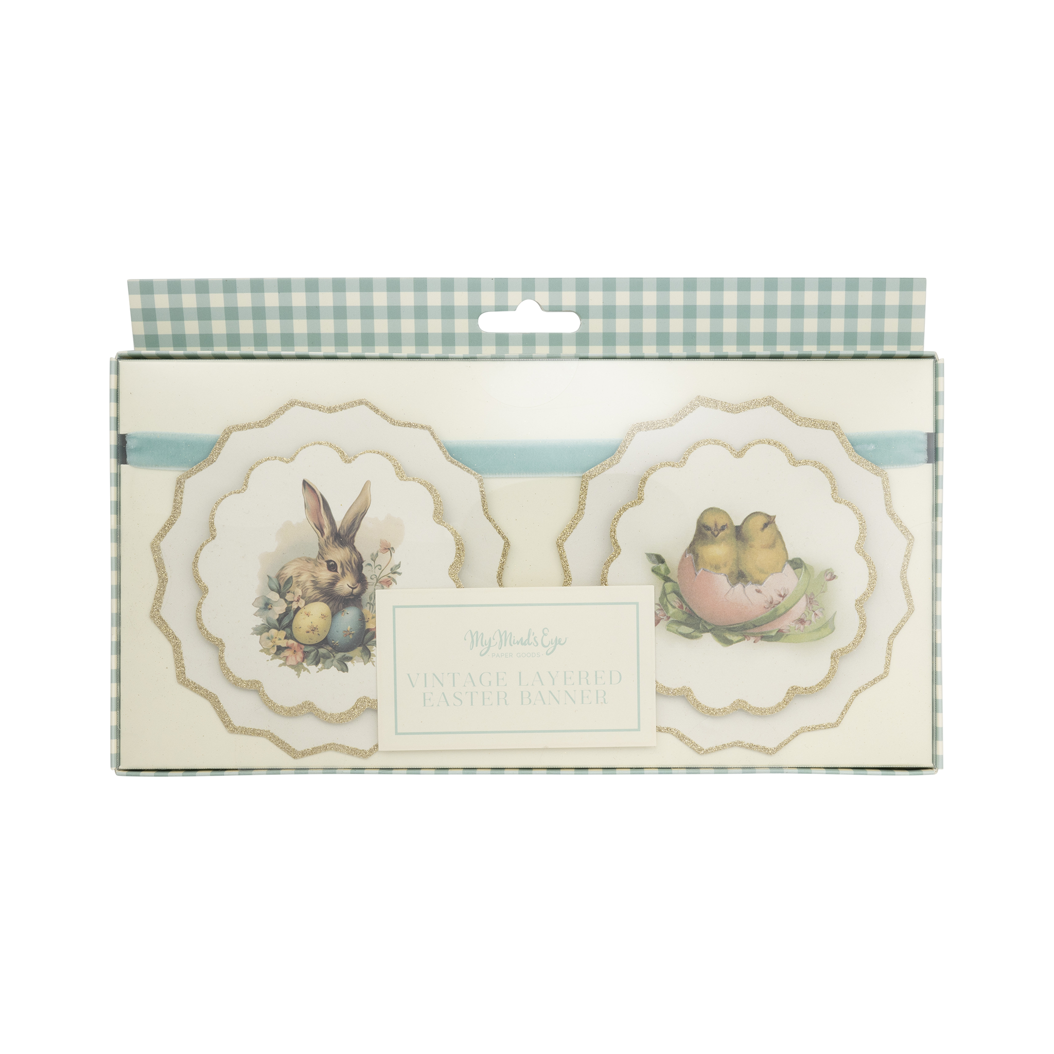 Vintage Layered Easter Banner