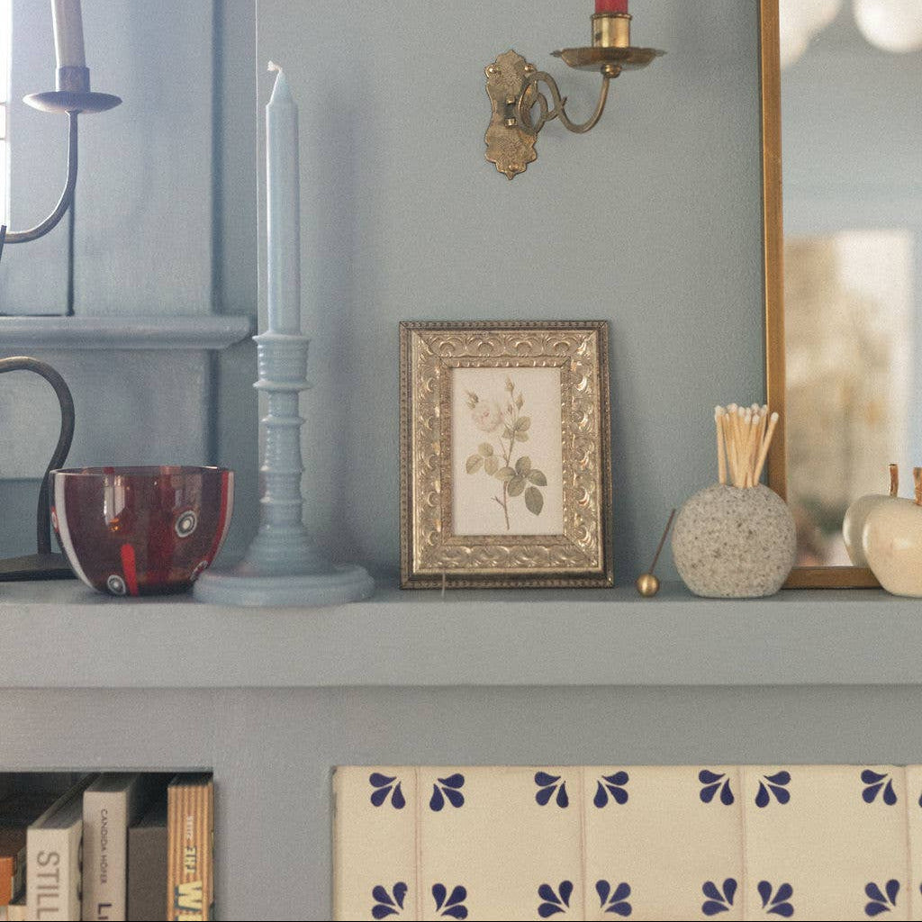 Misty Rose Framed Antique Art