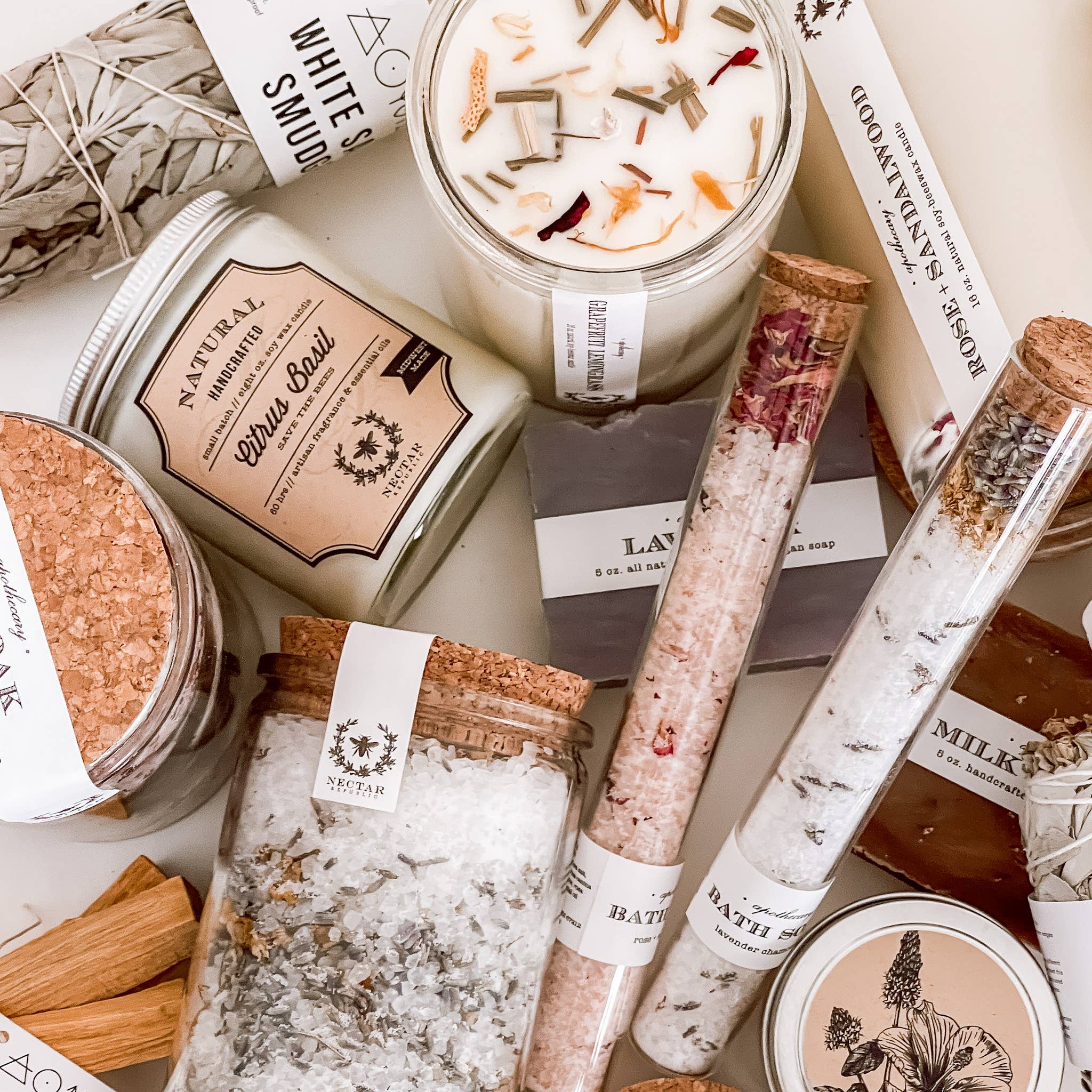 Lavender Chamomile : Bath Soak Tube 