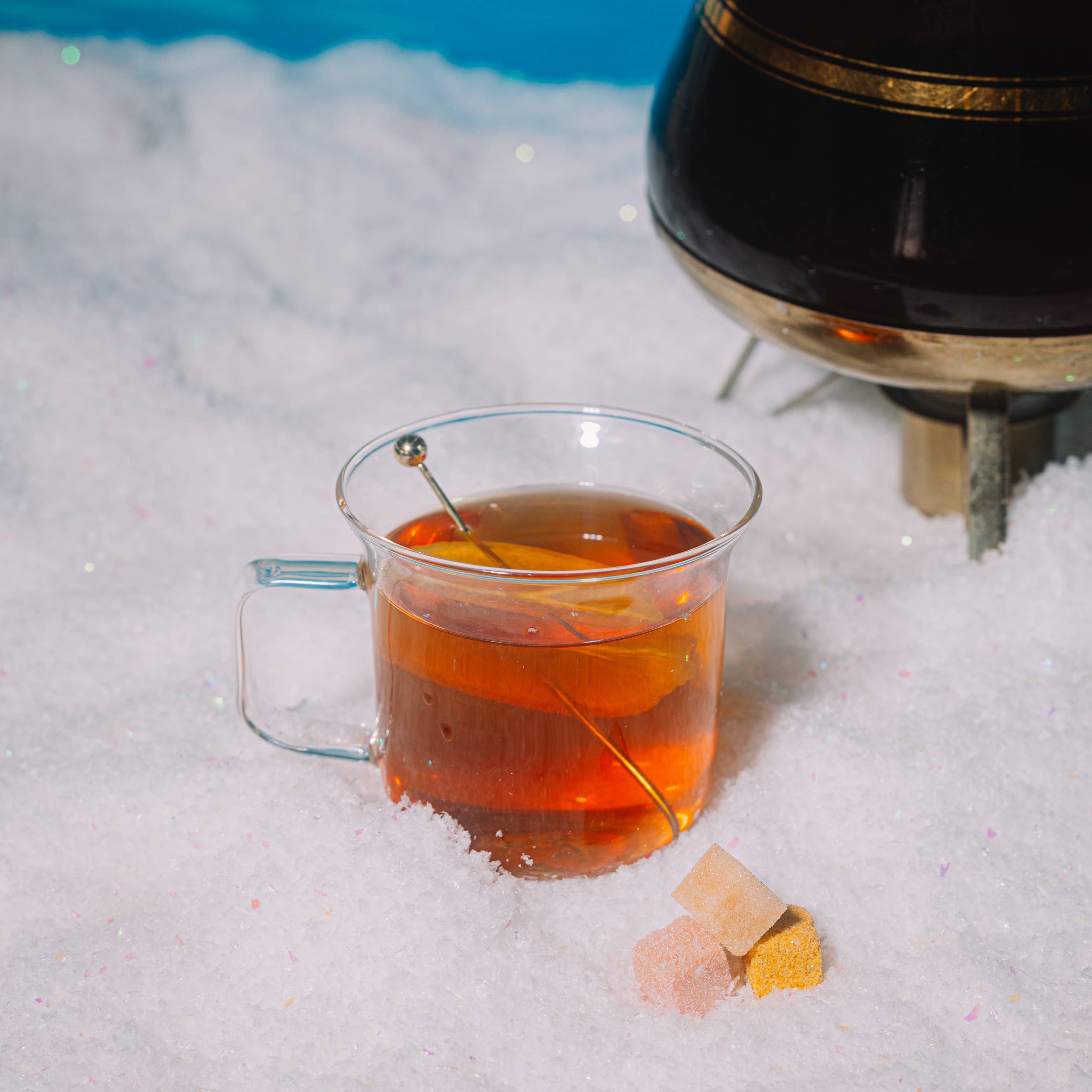 Winter Cocktail Cube Trio for Whiskey/Bourbon Toddy