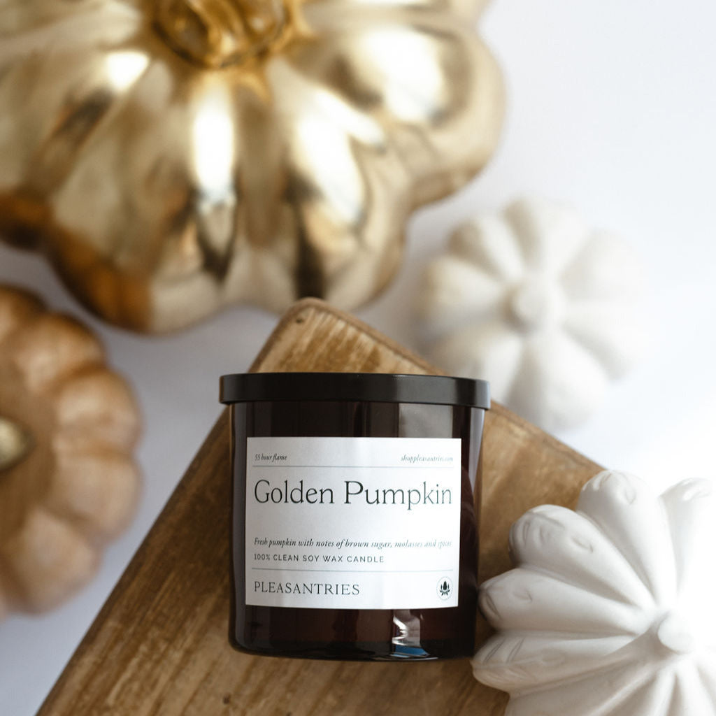 9 oz Golden Pumpkin Candle