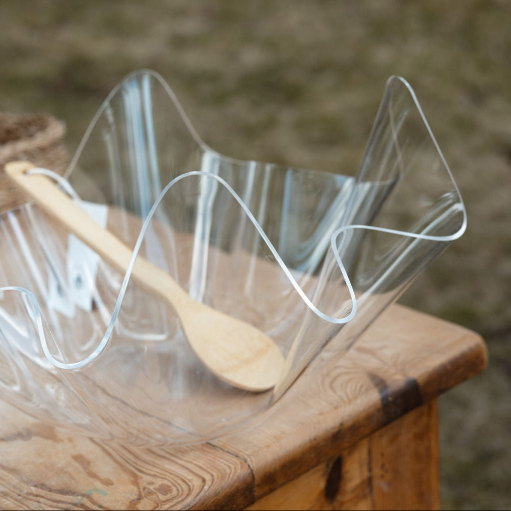 Acrylic Ruffle Bowl Set