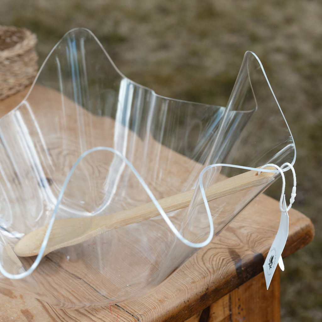 Acrylic Ruffle Bowl Set