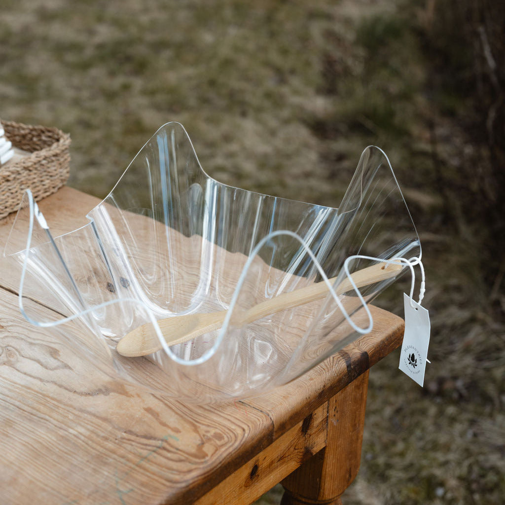 Acrylic Ruffle Bowl Set