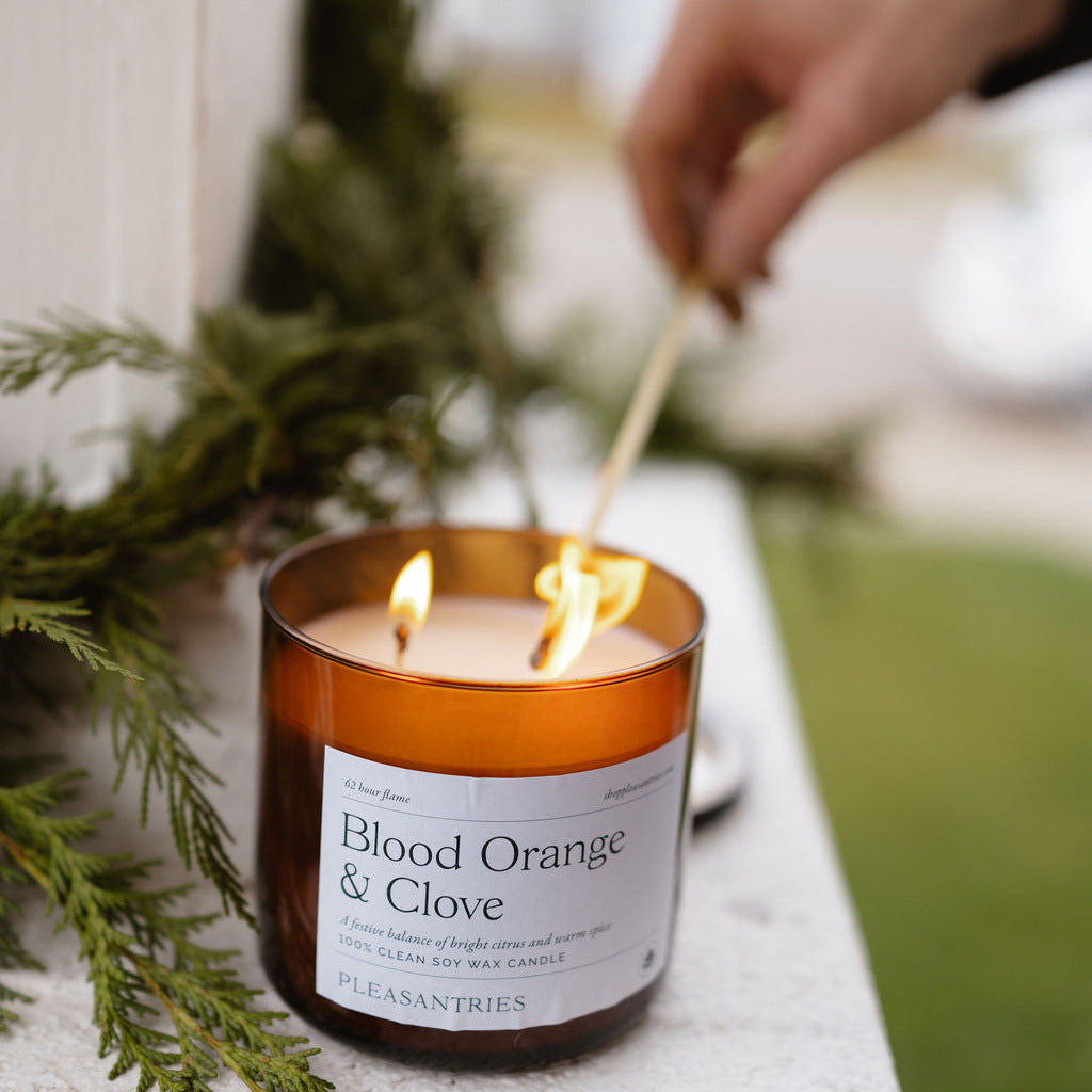 Blood Orange and Clove Candle - 16oz
