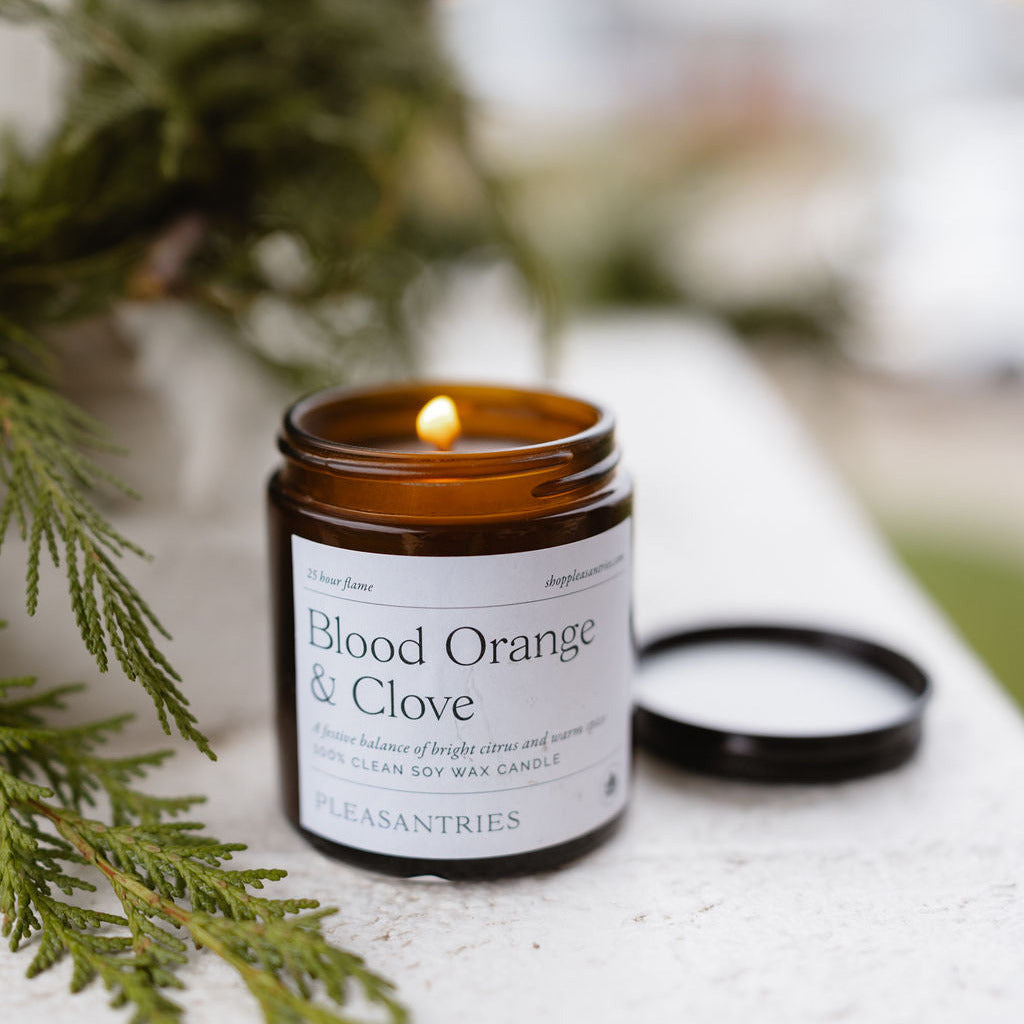 Blood Orange and Clove Candle - 4oz
