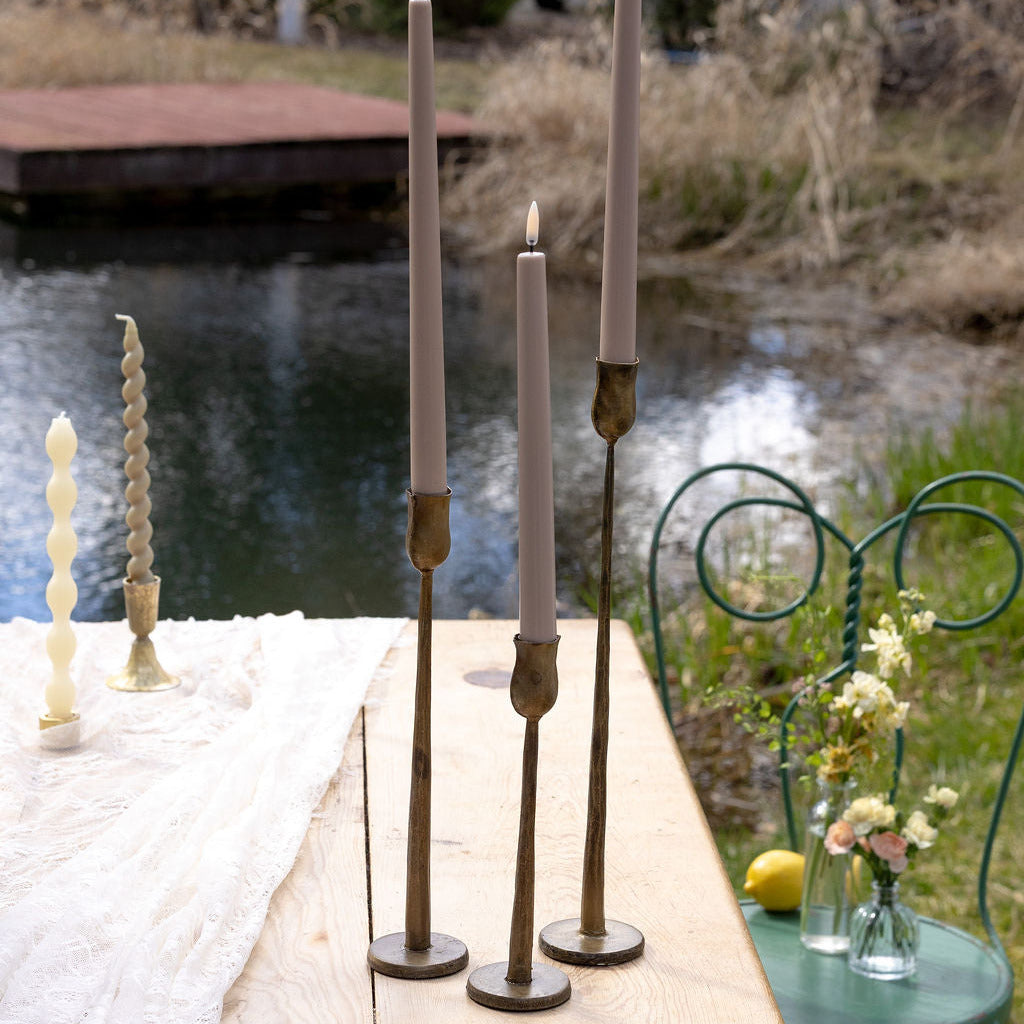 Metal Gold Candle Holder