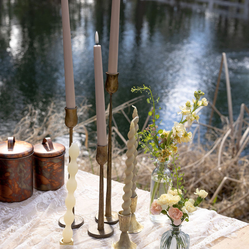 Metal Gold Candle Holder