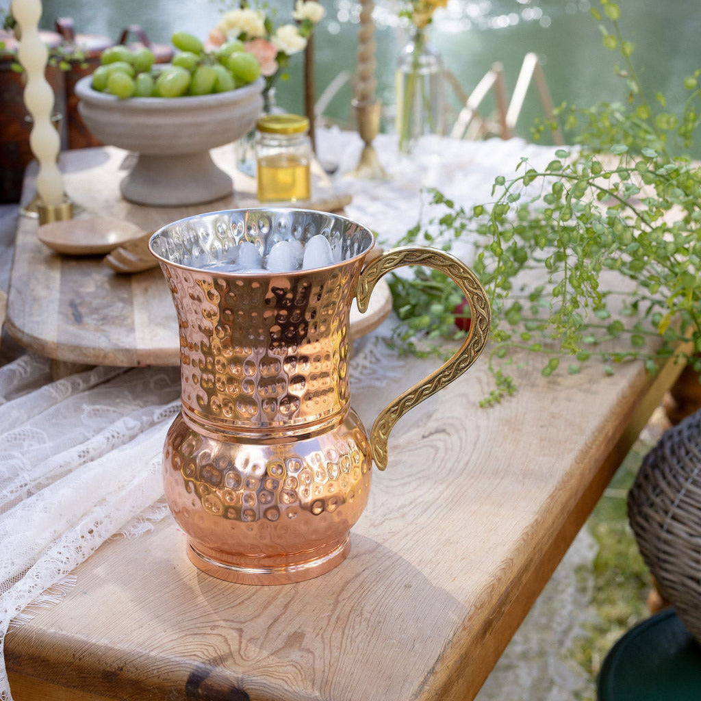 Hammered Stainless Steel Pitcher