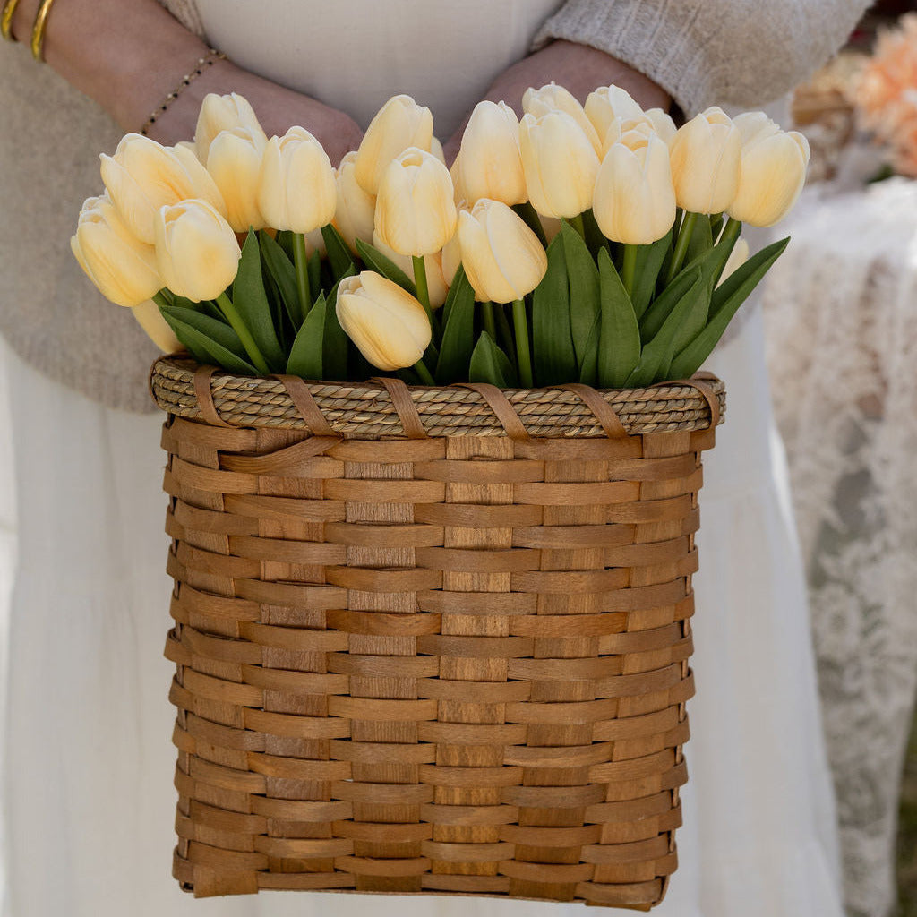 Pale Yellow Real Touch Tulip Bundle