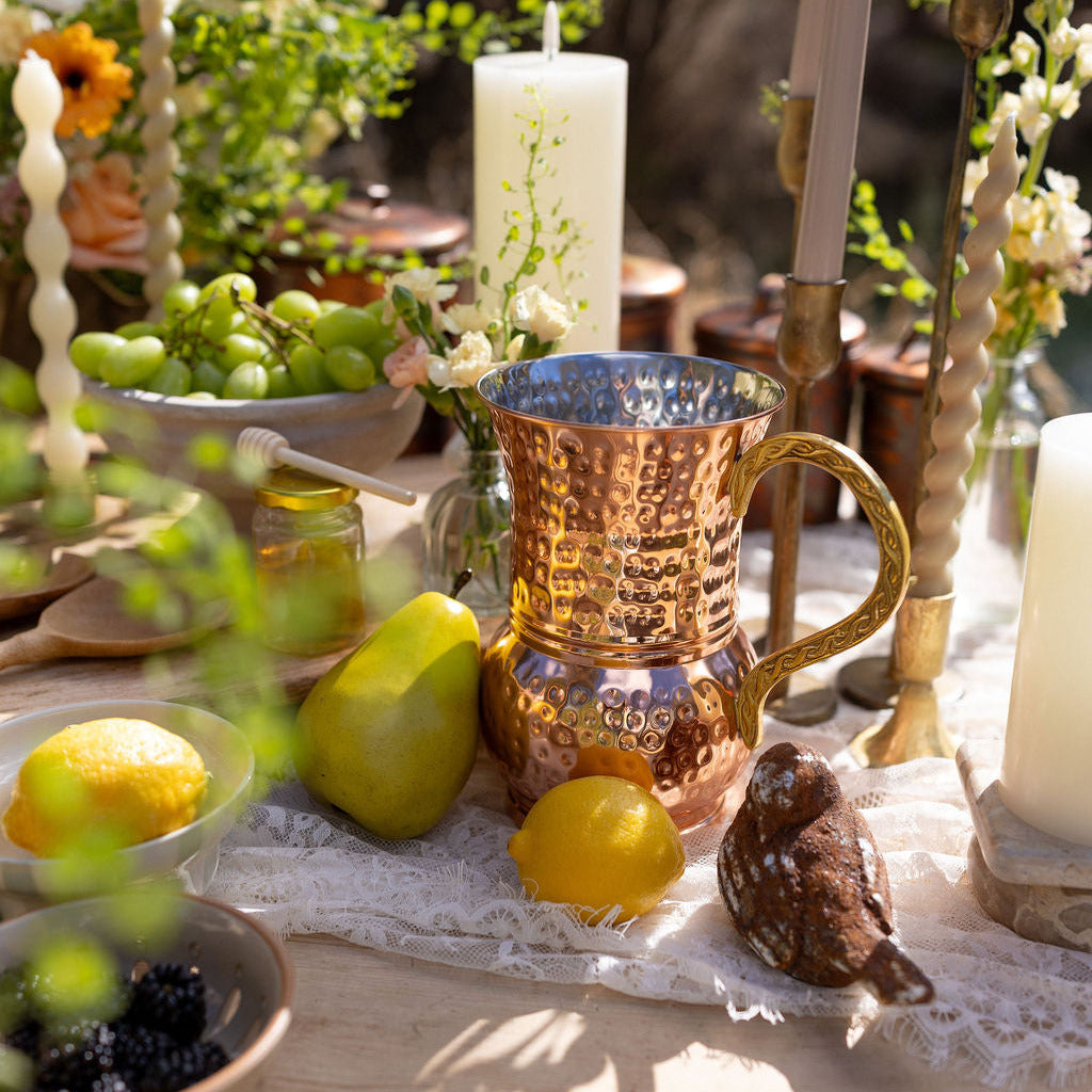 Hammered Stainless Steel Pitcher