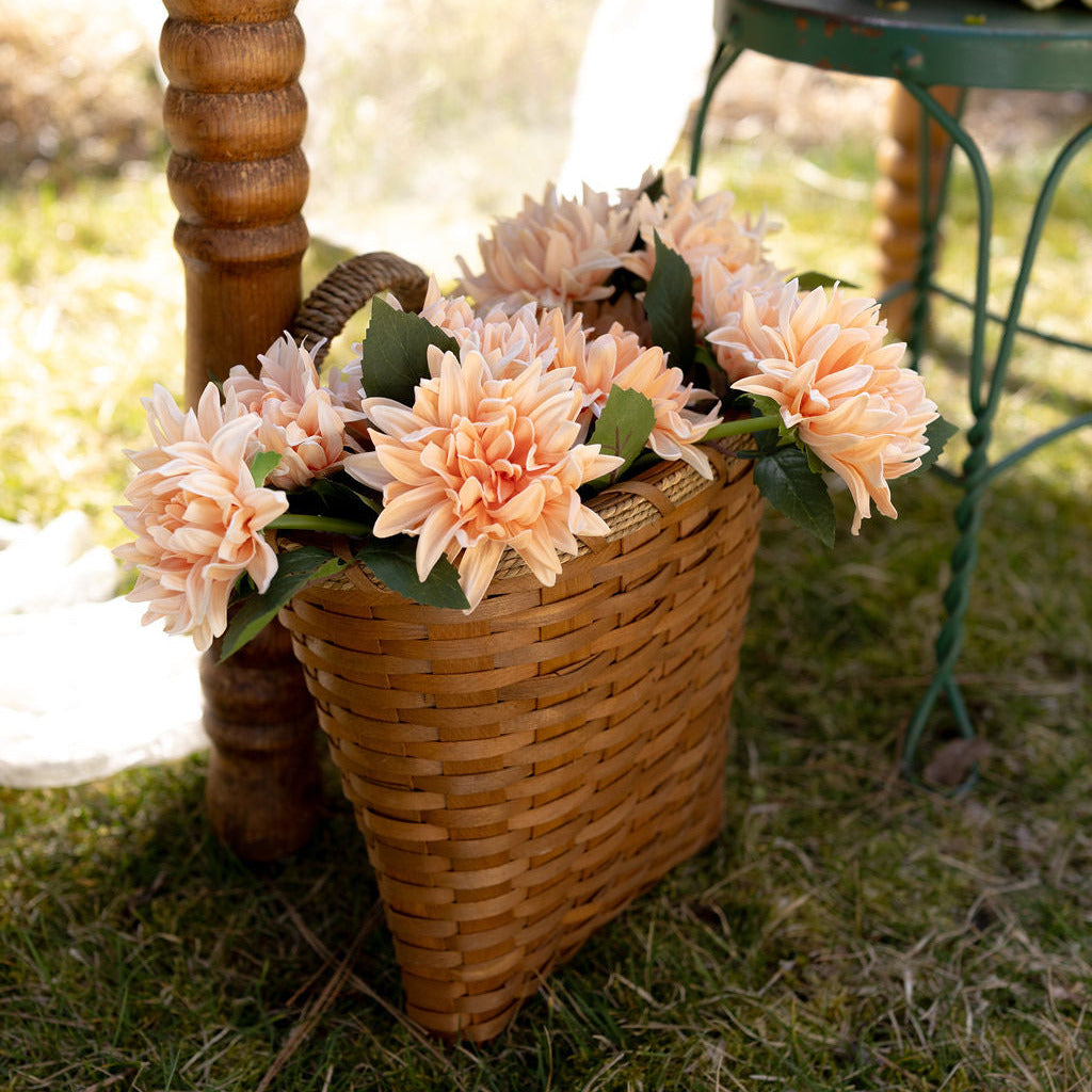 Peach Real Touch Dahlias