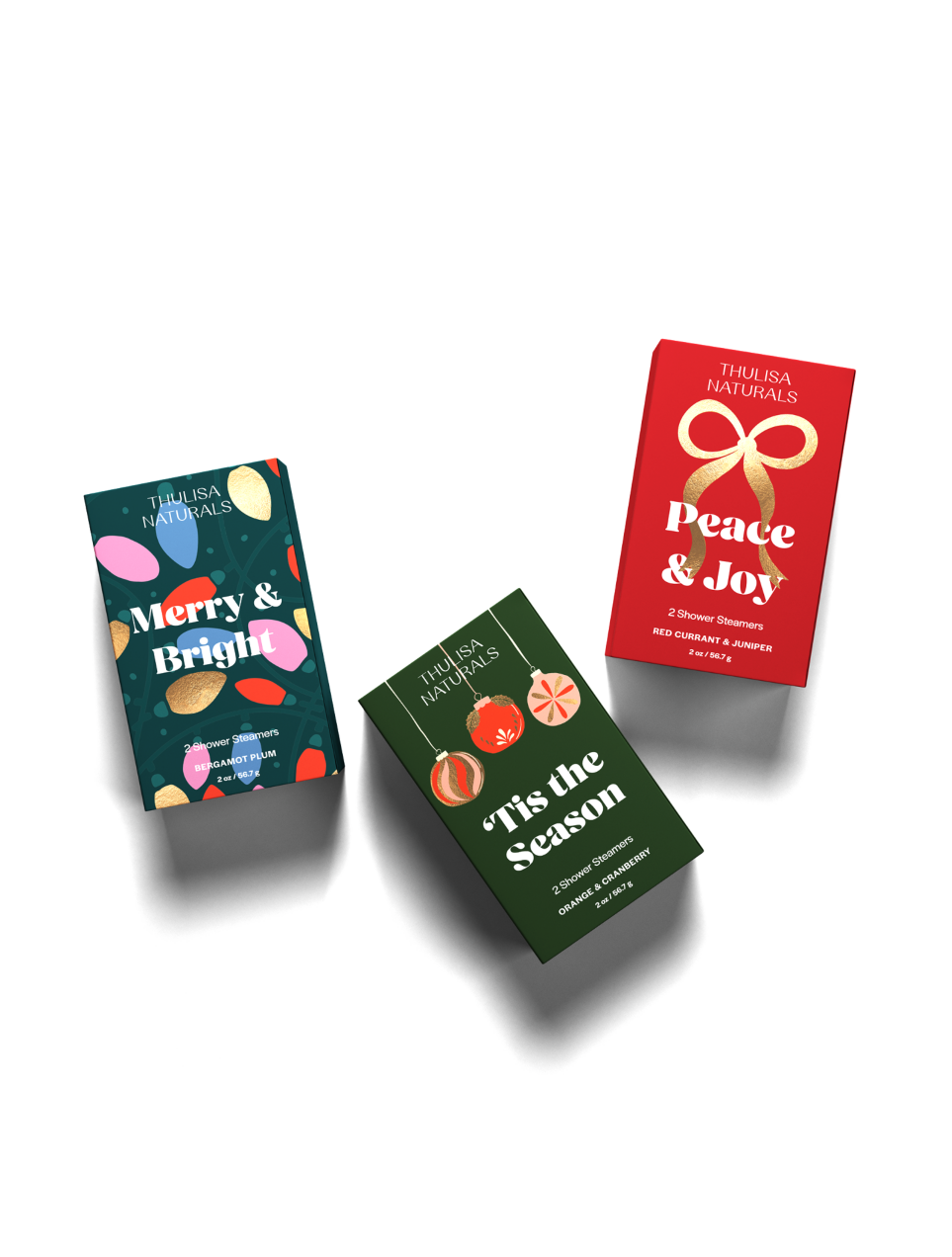 Christmas Red Currant and Juniper Shower Steamers