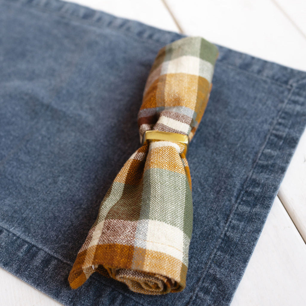 Navy Enzyme Washed Placemat