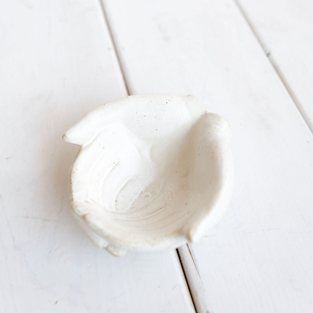 Stoneware Hands Bowl