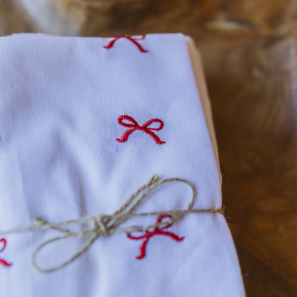 Bow Cloth Napkin Set