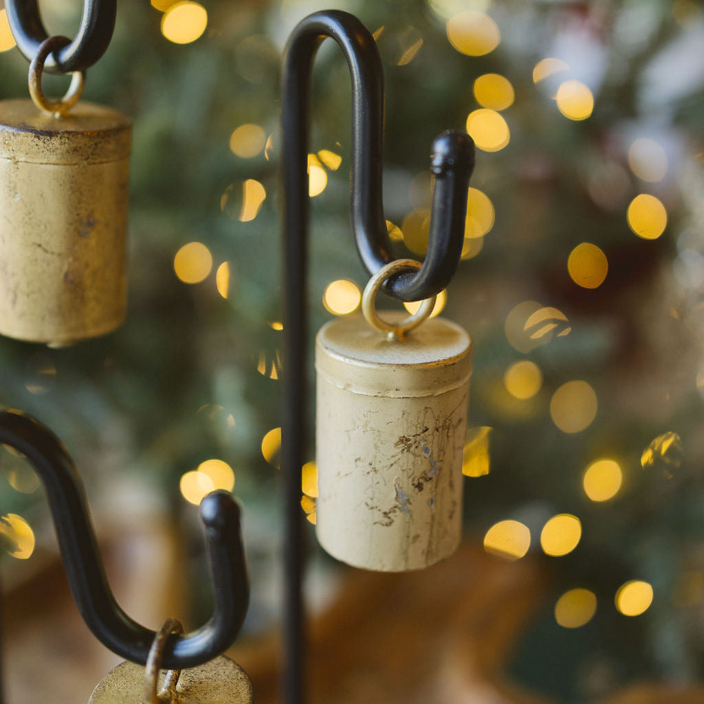 Shepherd's Hook & Bell- Set of 3