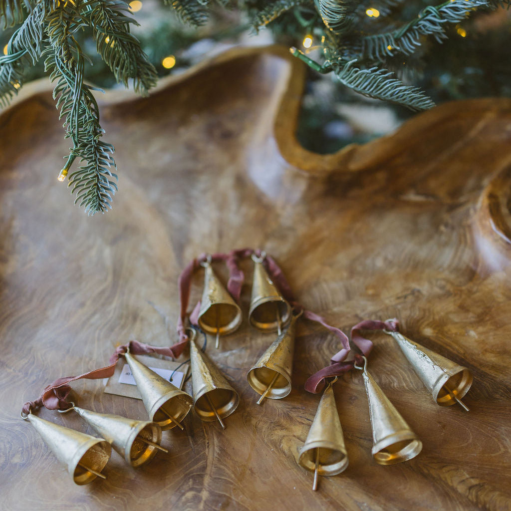 Velvet Ribbon Door Hanger with 10 Bells