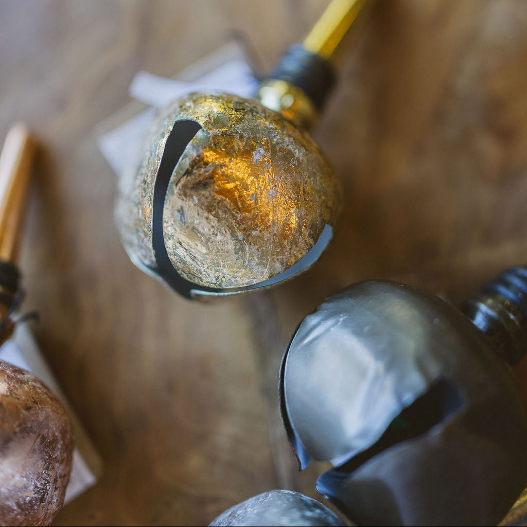 Metal Bottle Stopper with Jingle Bell