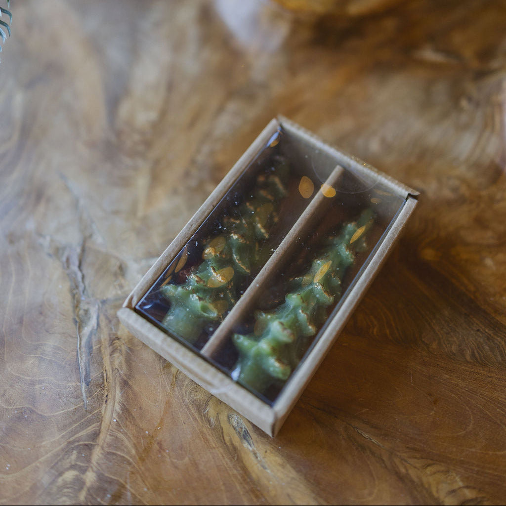 Small Taper Tree Candle Set