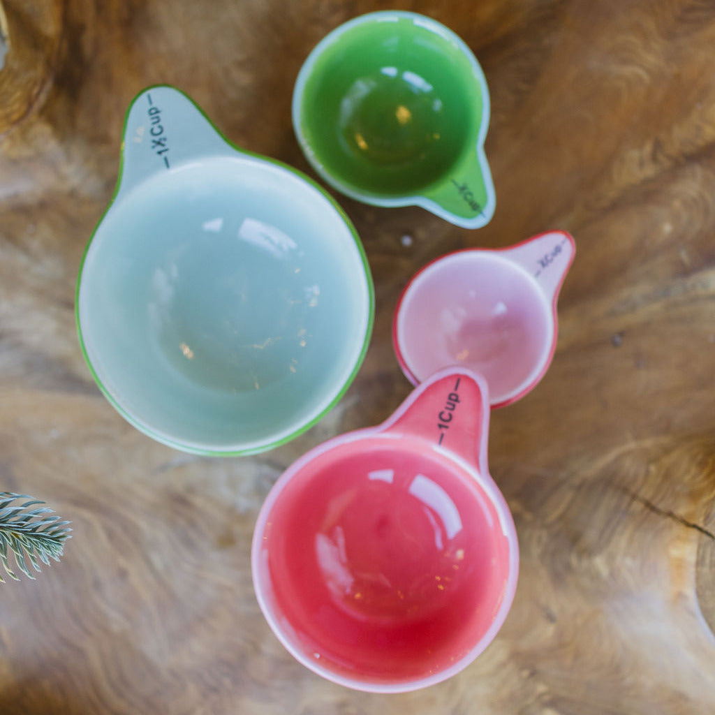 Christmas Prints Measuring Cups