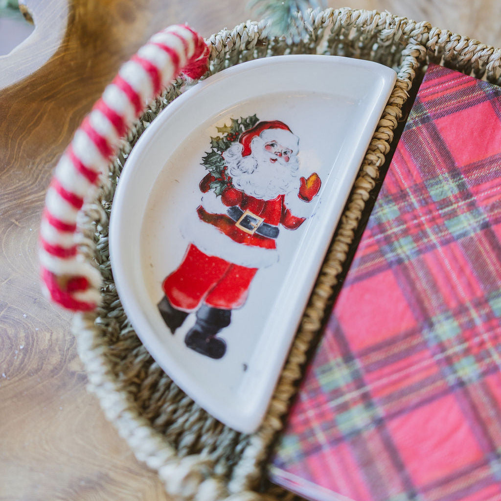 Christmas Divided Serving Basket