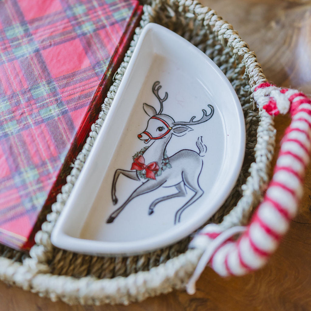 Christmas Divided Serving Basket