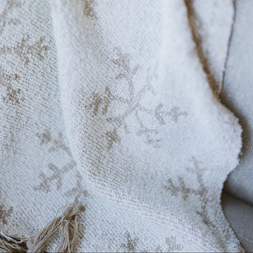 Woven Snowflake Throw