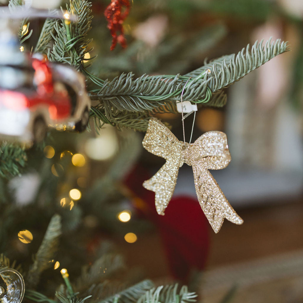Gold Bow Ornament