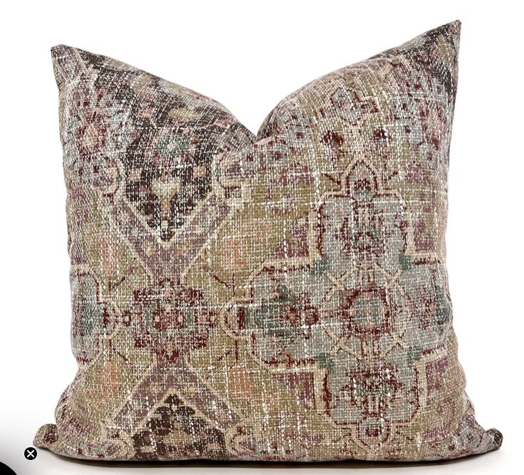 Jewel Toned Medallion Pillow