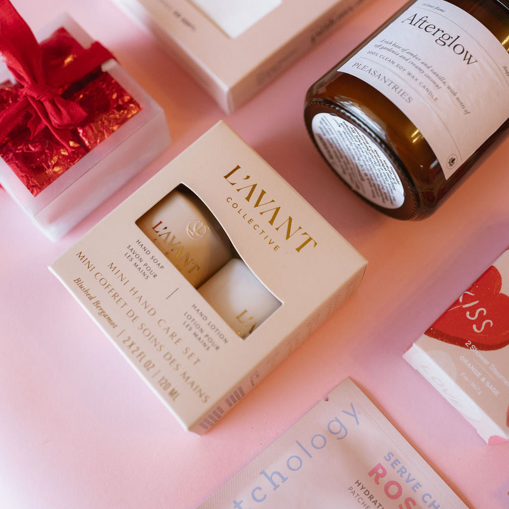 Mini Hand Care Set, Soap + Lotion Blushed Bergamot