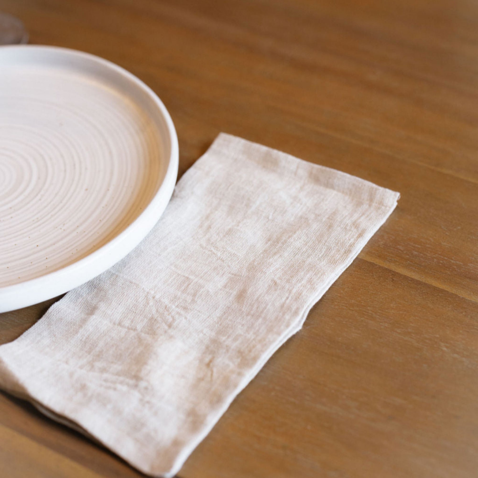 Stonewashed Linen Cocktail Napkins